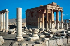 Ngôi đền cổ Baal Shamin ở thành phố Palmyra. (Ảnh: Getty Images)