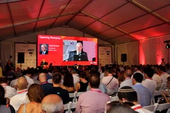 Khai mạc Festival Đổi mới sáng tạo DLD Tel Aviv 2015. (Ảnh: Trung Kiên/Vietnam+)