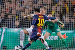 Messi đã sút tung lưới AC Milan của Allergri tới 8 lần. (Ảnh: sportsmole.co.uk)