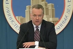 Người phát ngôn Bộ Ngoại giao Nga, ông Alexander Lukashevich. (Ảnh: mediamax.am)