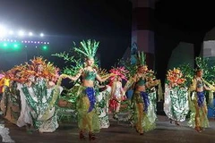 Lễ hội đường phố tại Carnival. (Ảnh: Quốc Khánh/TTXVN)