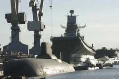 Tàu INS Vikramaditya. (Ảnh: Internet)