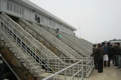 Hiện trường vụ tai nạn. (Ảnh: Hữu Chiến/Vietnam+)