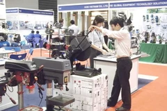 230 đơn vị tham gia triển lãm công nghiệp nhựa, cao su. (Nguồn: Trần Tình/Vietnam+) 