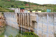 Đập Thủy điện Sông Tranh 2. (Ảnh: Trần Lê Lâm/TTXVN)