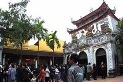 Phủ Tây Hồ thờ bà Chúa Liễu Hạnh (Nguồn: Trang Thăng Long Hà Nội)