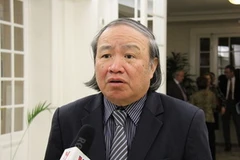 Phó Giáo sư Dương Văn Quảng, Đại sứ, Trưởng phái đoàn thường trực Việt Nam bên cạnh UNESCO. (Ảnh: Lê Hà-Nguyễn Tuyên/Vietnam+)