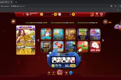 Giao diện của Fan888.vip - đường dây đánh bạc trá hình mới. ( Ảnh chụp màn hình)