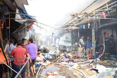 Hiện trường vụ việc. (Ảnh: PV/Vietnam+)