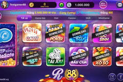 Giao diện của Gamvip.com (Ảnh chụp màn hình) 