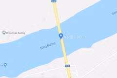 Cầu Hồ, nơi nữ sinh lớp 12 nhảy cầu tự tử (Ảnh: Google Maps) 
