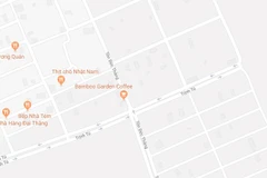 Hiện trường nơi xảy ra vụ việc nữ nhân viên ngân hàng bị sát hại dã man (Ảnh: Google Maps) 