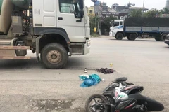 Hiện trường vụ việc (Ảnh: CTV Nguyễn Ngân) 