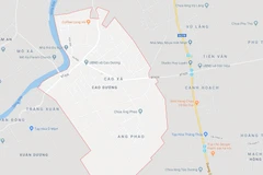 Xã Cao Dương (Thanh Oai, Hà Nội) nơi nữ sinh lớp 11 mất tích bí ẩn. (Ảnh: Google Maps) 