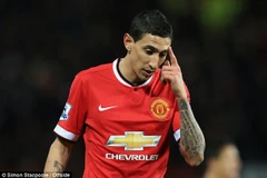 Angel di Maria trên đường rời Manchester United chỉ sau một mùa bóng. (Nguồn: Dailymail)