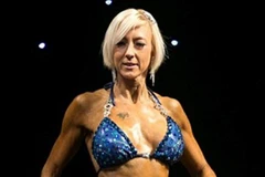 Sarah Oldham, 32 tuổi tham dự cuộc thi thể hình. (Nguồn: Newsteam)