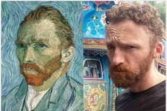[Photo] Sự giống nhau lạ kỳ giữa diễn viên Mỹ với danh họa van Gogh 