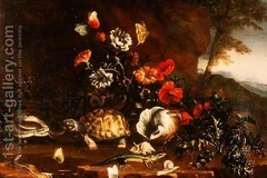 Bức tranh sơn dầu 'Flowers.' (Nguồn: 1st-art-gallery.com)