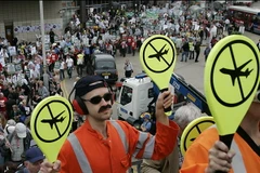 Bãi công của nhân viên an ninh diễn ra tại nhiều sân bay ở Đức 