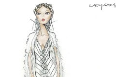 35 mẫu phác thảo váy cưới "cực chất" dành cho ca sỹ Lady Gaga