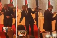 Tổng thống Mỹ Barack Obama đã thực hiện điệu Lipala. (Nguồn: mirror) 