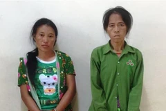 Hai đối tượng Sùng Thị Chử và Giàng Thị Sênh. (Ảnh: TTXVN)