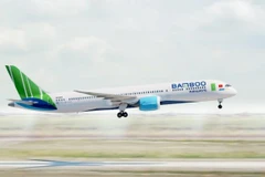Máy bay của Bamboo Airways. (Ảnh: CTV/Vietnam+)