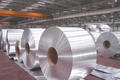 Sản phẩm nhôm lá Trung Quốc. (Nguồn: Shanghai Daily)