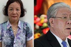 Hai bị can Nguyễn Thị Thu Hà (trái) và Nguyễn Thanh Sang. (Nguồn: Bộ Công an) ​