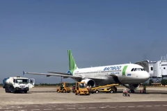 Một máy bay của Bamboo Airways. (Nguồn: TTXVN)