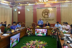 Phó Chủ tịch Quốc hội Uông Chu Lưu phát biểu tại buổi làm việc. (Ảnh: Nguyễn Thắng/TTXVN)
