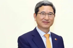 Chủ tịch Nhóm Nghị sỹ hữu nghị Hàn Quốc-Việt Nam Kim Hak Yong. (Nguồn: TTXVN)