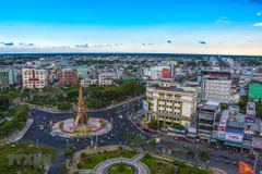 Trung tâm thành phố Cà Mau ngày nay. (Ảnh: Thế Anh/TTXVN)
