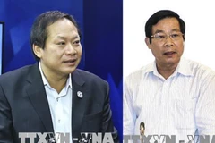Bị can Nguyễn Bắc Son (trái) và Trương Minh Tuấn. (Nguồn: Cổng thông tin Bộ Công an)