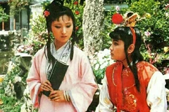Diễn viên chính trong phim 'Hồng Lâu Mộng' năm 1987.