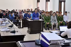 Toàn cảnh phiên tòa xét xử phúc thẩm. (Ảnh: Trung Kiên/TTXVN)