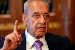 Chủ tịch Quốc hội Liban Nabih Berri. (Nguồn: AP)
