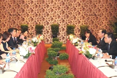 Quang cảnh buổi tiếp. (Ảnh: Xuân Khu/TTXVN)