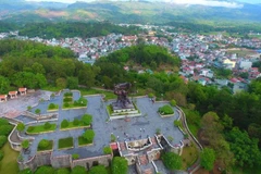 Tượng đài Chiến thắng Điện Biên. (Ảnh: Tuấn Anh/TTXVN)