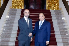 Thủ tướng Nguyễn Xuân Phúc tiếp Tổng Giám đốc Quỹ OPEC về phát triển quốc tế (OFID) Abdullhamid Alkhalifa. (Ảnh: Thống Nhất/TTXVN)