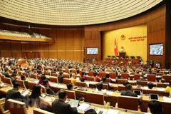 Quang cảnh phiên họp của Quốc hội. (Ảnh: Dương Giang/TTXVN)