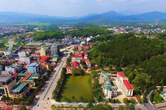 Thành phố Điện Biên Phủ ngày nay. (Ảnh: Phan Tuấn Anh/TTXVN)