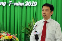 Ông Lê Tiến Dũng, Giám đốc Sở Giao thông Vận tải thành phố Cần Thơ giải trình các vấn đề cử tri thắc mắc về giao thông. (Nguồn: Báo Cần Thơ)