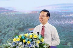 Chủ tịch nước Võ Văn Thưởng phát biểu. (Ảnh: Thống Nhất/TTXVN)