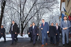 Thủ tướng Phạm Minh Chính thăm Trường Đại học Kỹ thuật xây dựng Bucharest