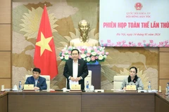 Phó Chủ tịch Thường trực Quốc hội Trần Thanh Mẫn phát biểu chỉ đạo. (Ảnh: Minh Đức/TTXVN)