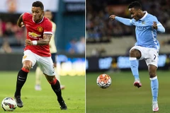 Memphis Depay (trái) và Raheem Sterling là hai tân binh sáng giá ở mùa giải này. (Nguồn: EPA)