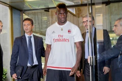 Mario Balotelli trở lại Milan sau quãng thời gian thảm hại tại Liverpool. (Nguồn: AP)