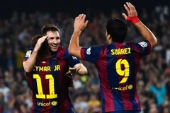 Barcelona tạm giải được bài toán bộ ba Messi-Neymar-Suarez