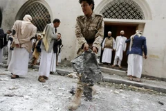 Hiện trường một vụ đánh bom tại Yemen . (Nguồn: Reuters)